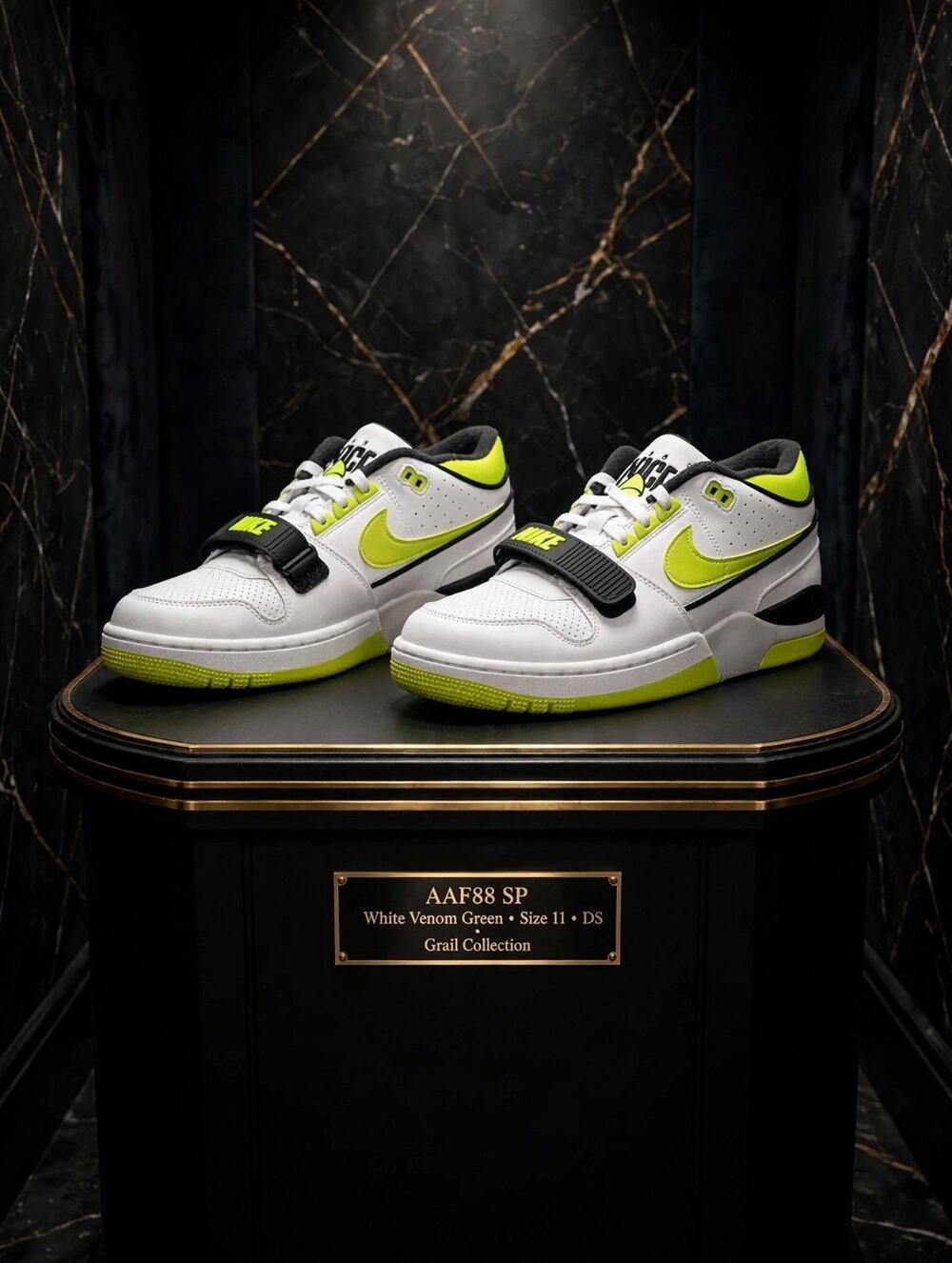 Size 11 - Nike Air Alpha Force 88 SP Billie Eilish White Venom Green DZ6763-10
